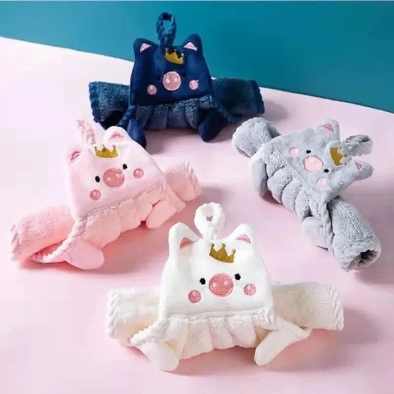Cute Hand Towels Super Absorbent Microfiber Kitchen Towel