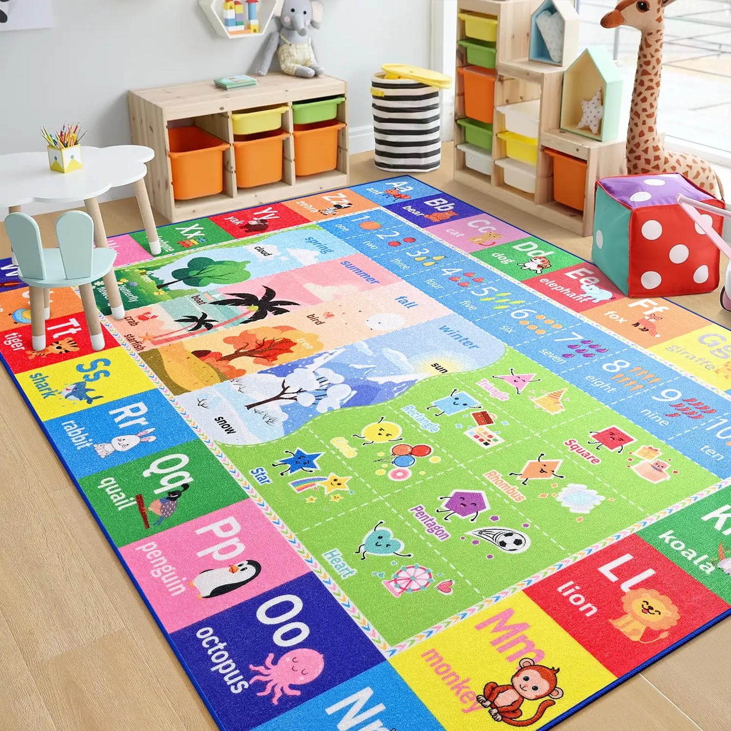 Lochas Kids Play Rug Educational & Fun Carpet Gaming Rug