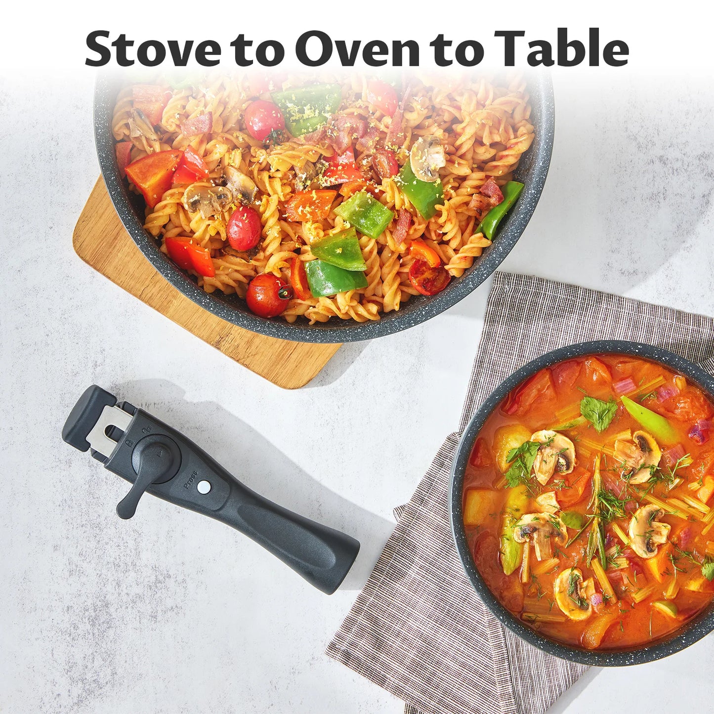 Induction Cookware Set 13 Pieces Nonstick Pots and Pans