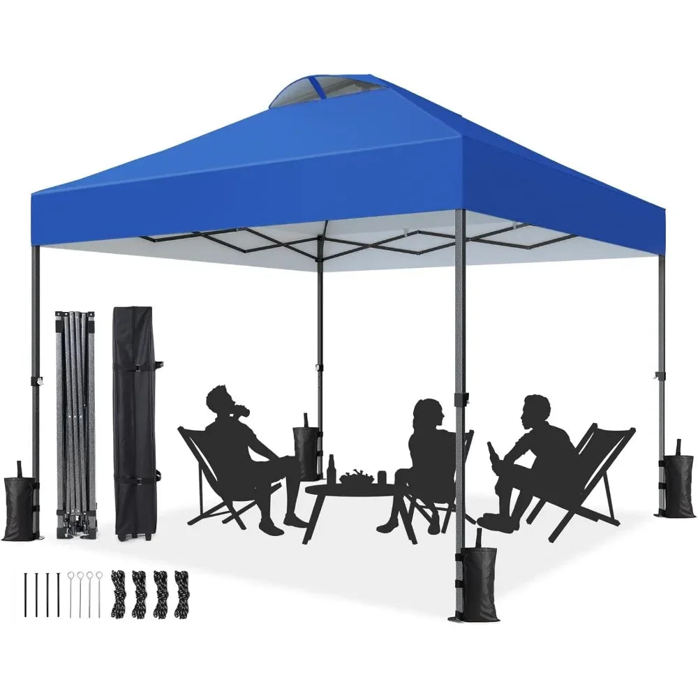 Cover Area Easy Up Canopy Tent UV Resistant Waterproof