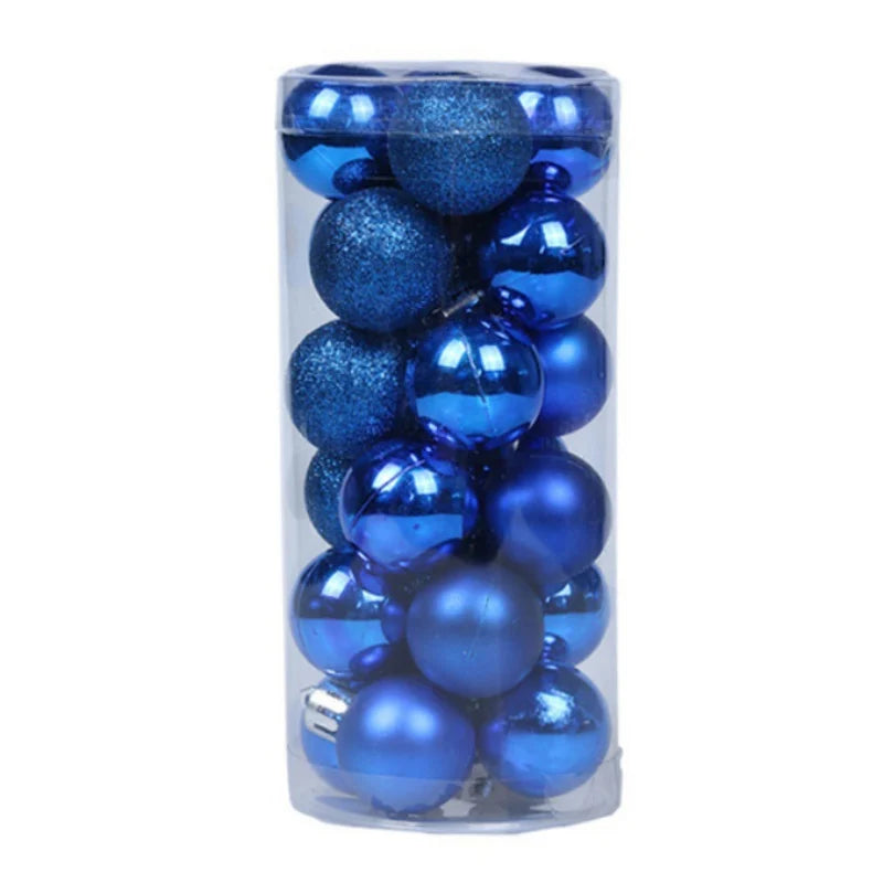 Christmas Ball Ornaments Set 24 Pieces For Tree Decoration
