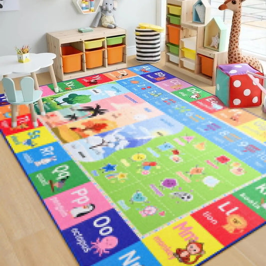 Lochas Kids Play Rug Educational & Fun Carpet Gaming Rug