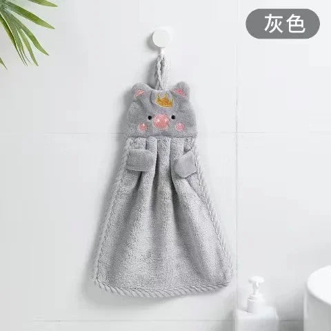 Cute Hand Towels Super Absorbent Microfiber Kitchen Towel