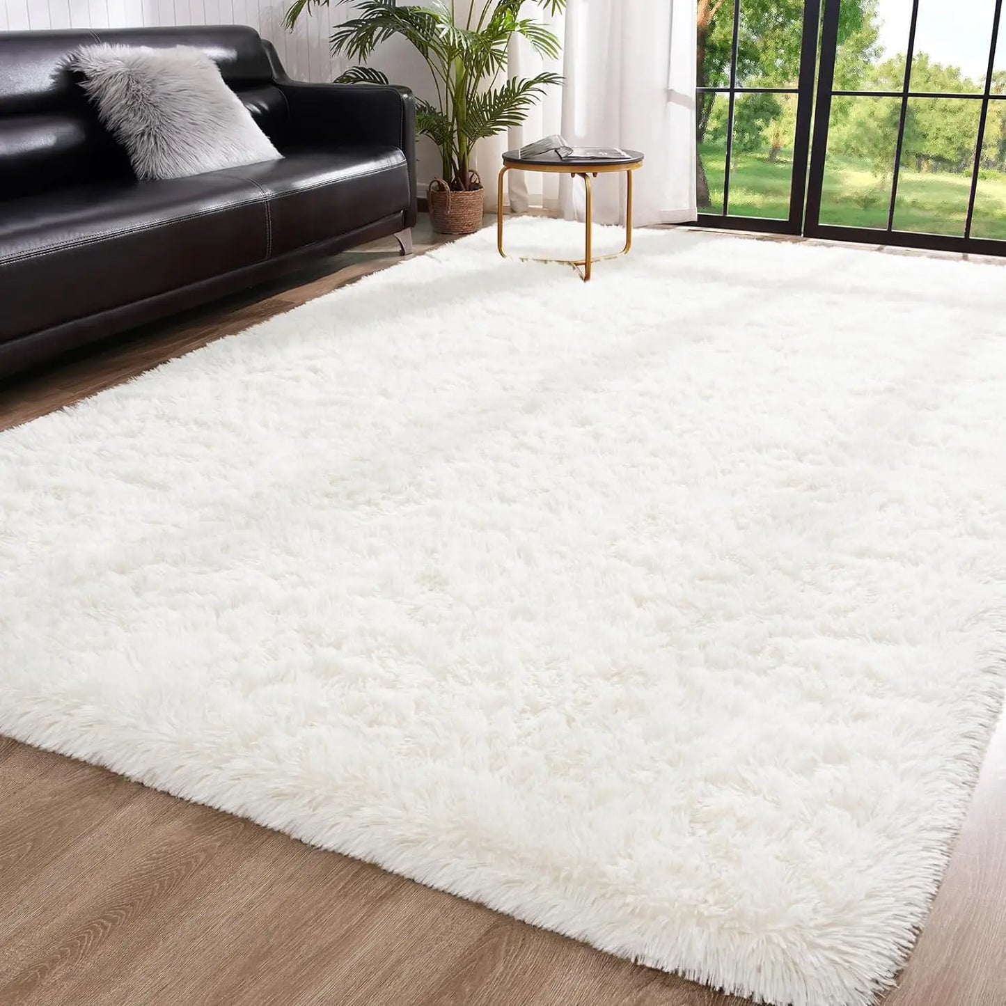 Fluffy Rug Indoor Plush Soft Carpet for Living Room Area Rug
