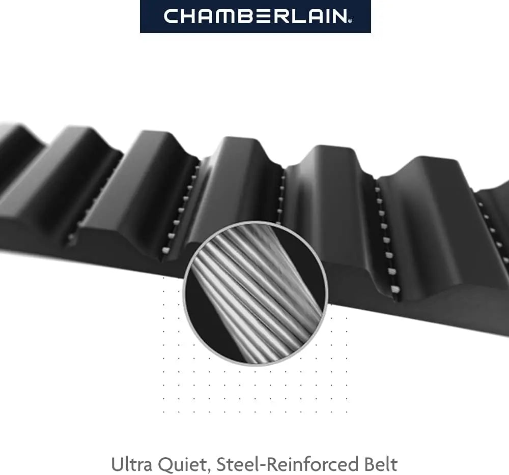 XMSJ Garage Door Opener Ultra Quiet Belt Drive HP Motor